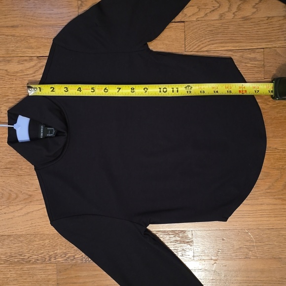 FOREVER 21 WOMEN'S JUNIOR BLACK TURTLENECK TOP SIZE MEDIUM - Picture 4 of 9
